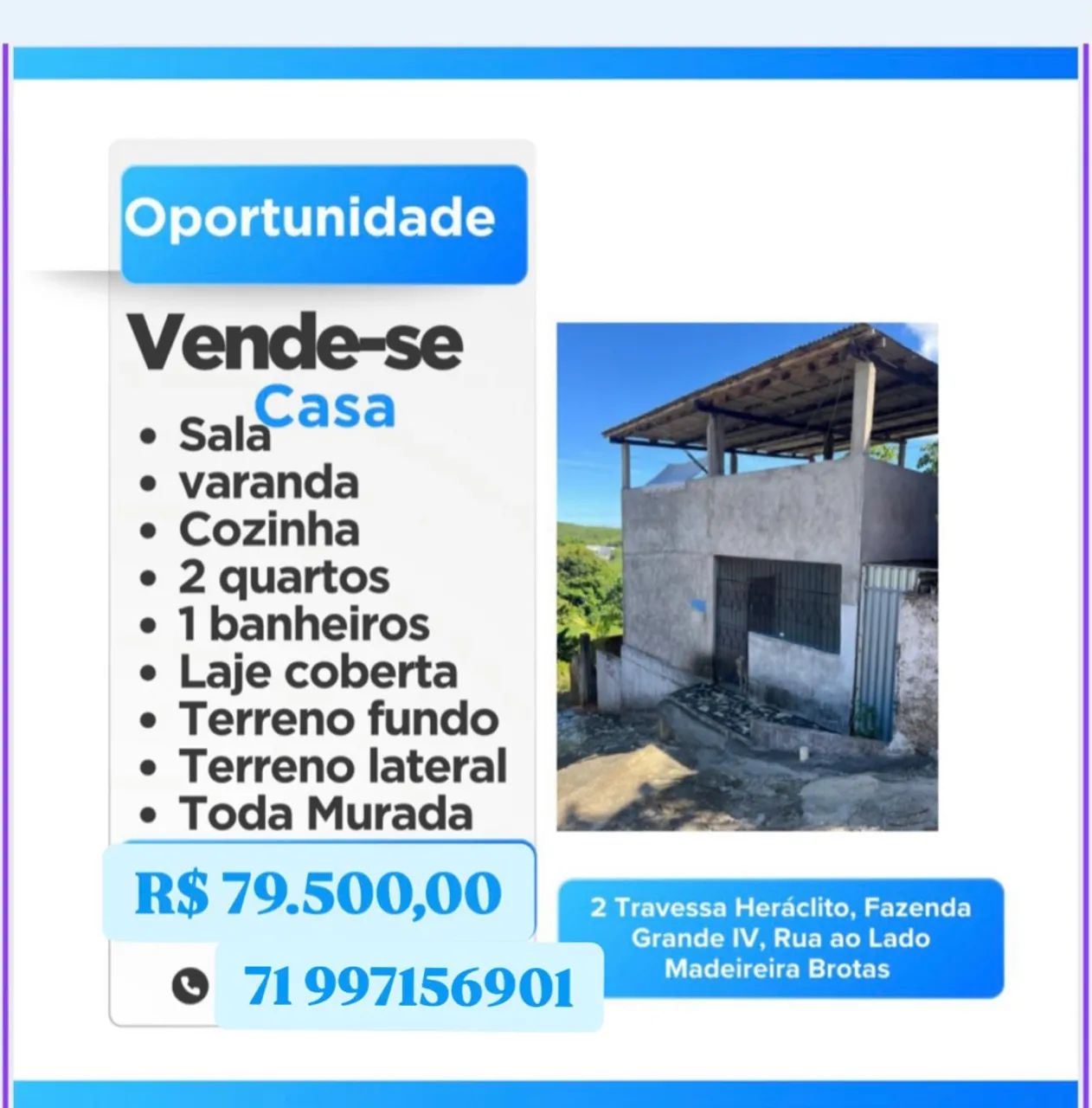 Vende se casa