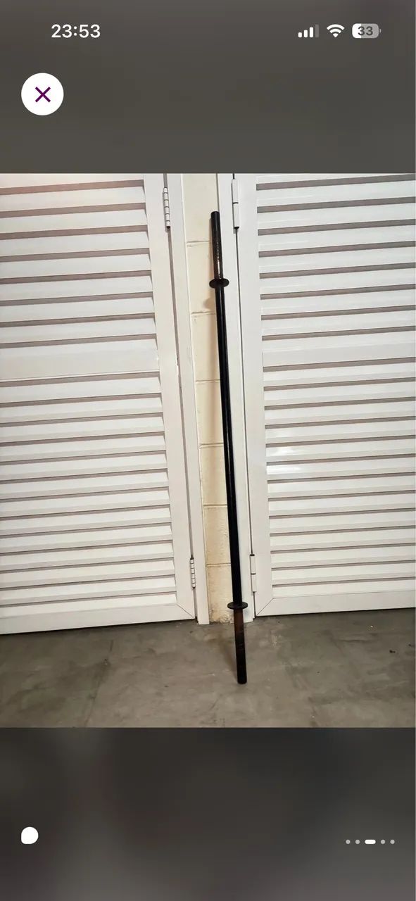 Pesos de academia + barra de ferro  - Foto 3