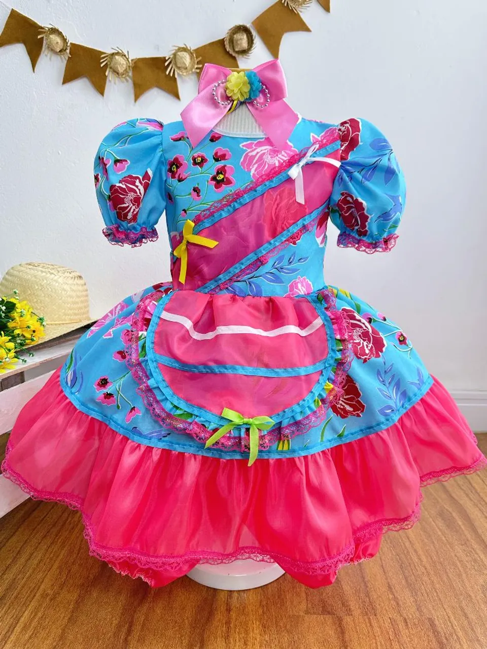 Vestido Infantil Festa Junina