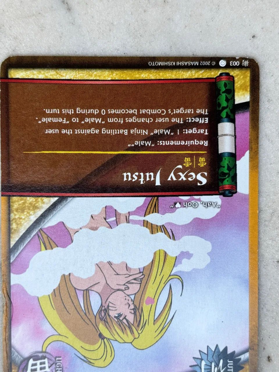 Card Colecionável Sexy Jutsu Naruto Original  - Foto 4