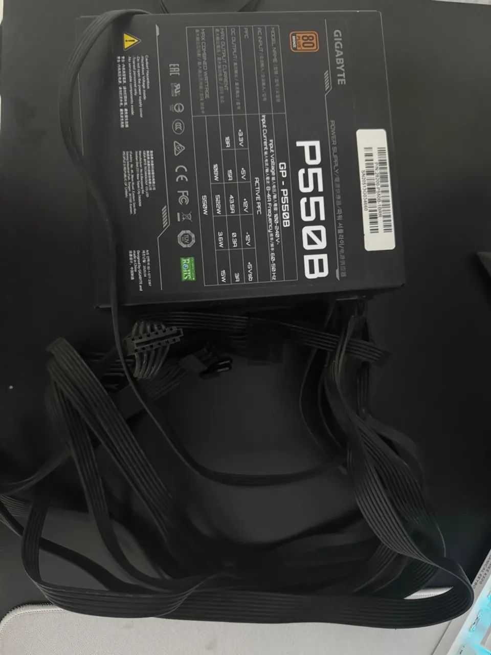 Fonte Gigabyte 550W 80 Plus Bronze - Foto 2