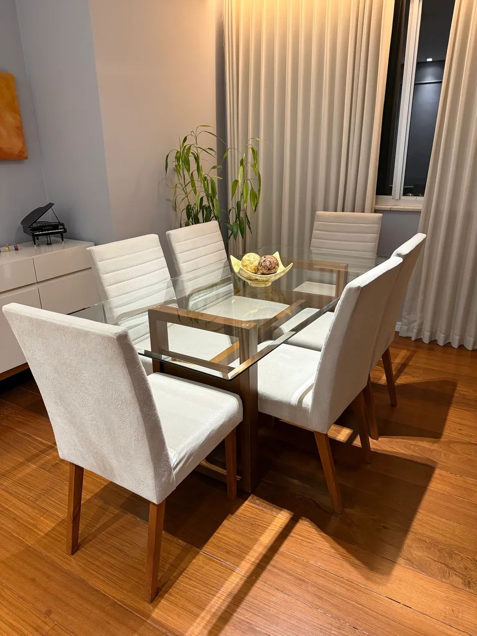 Dining table with six chairs64305476237059120