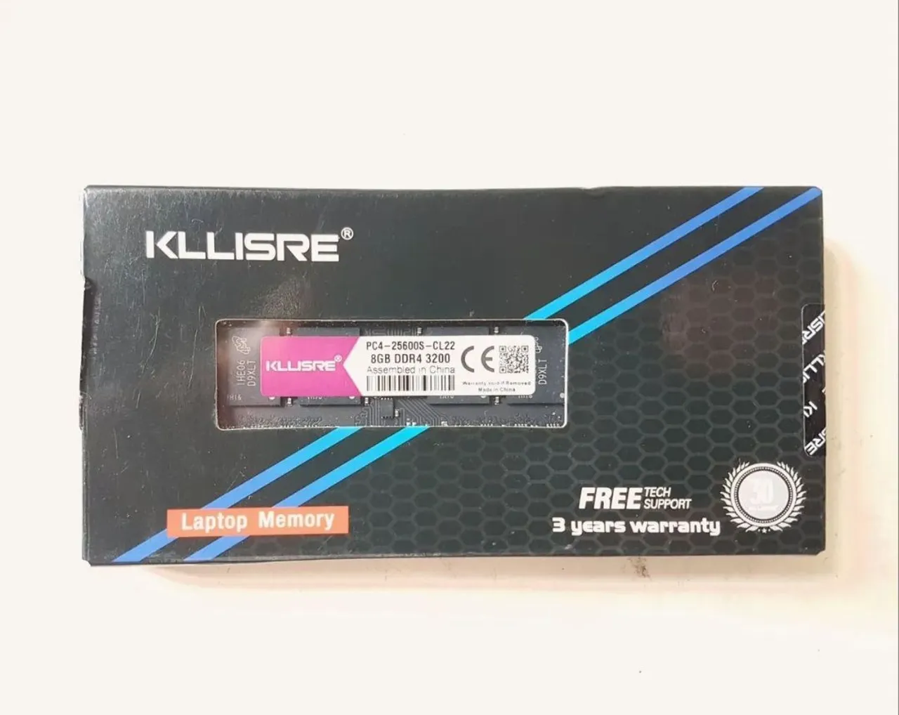 Memória RAM KLLISRE 8GB DDR4 3200MHz Notebook