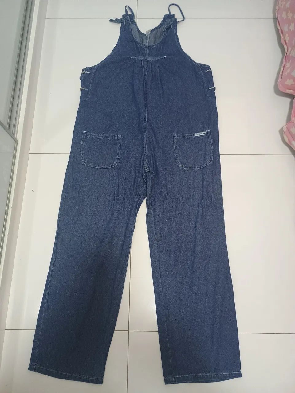 Macacão Jeans para Grávidas 