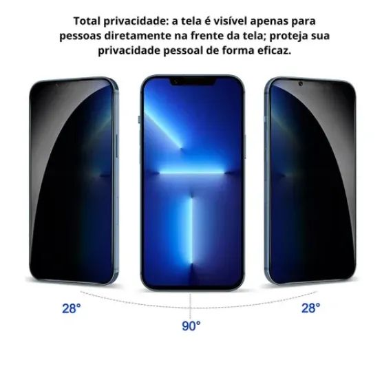 Película 3d Privacidade iPhone 12, 13, 14, 15, 16 - Foto 2