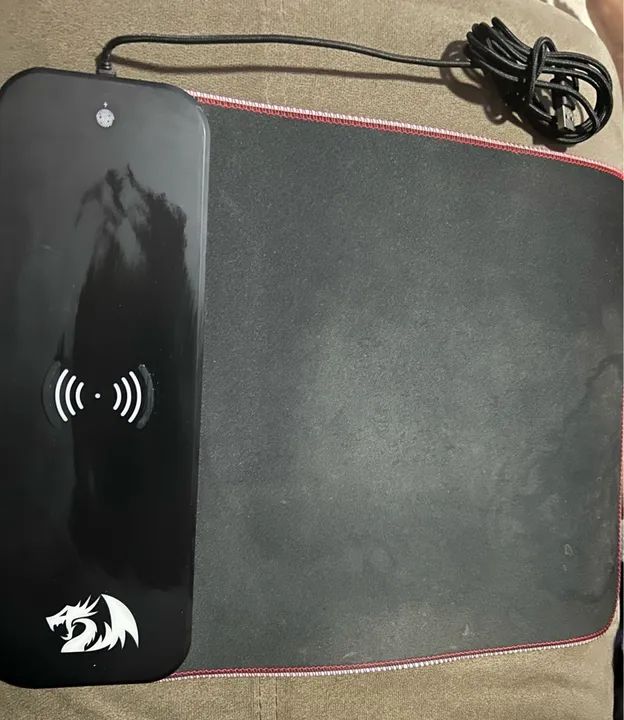 Mousepad Gamer com Carregador Wireless - Foto 2