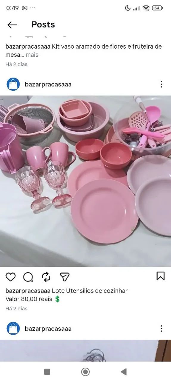 Utensílios para cozinhar 