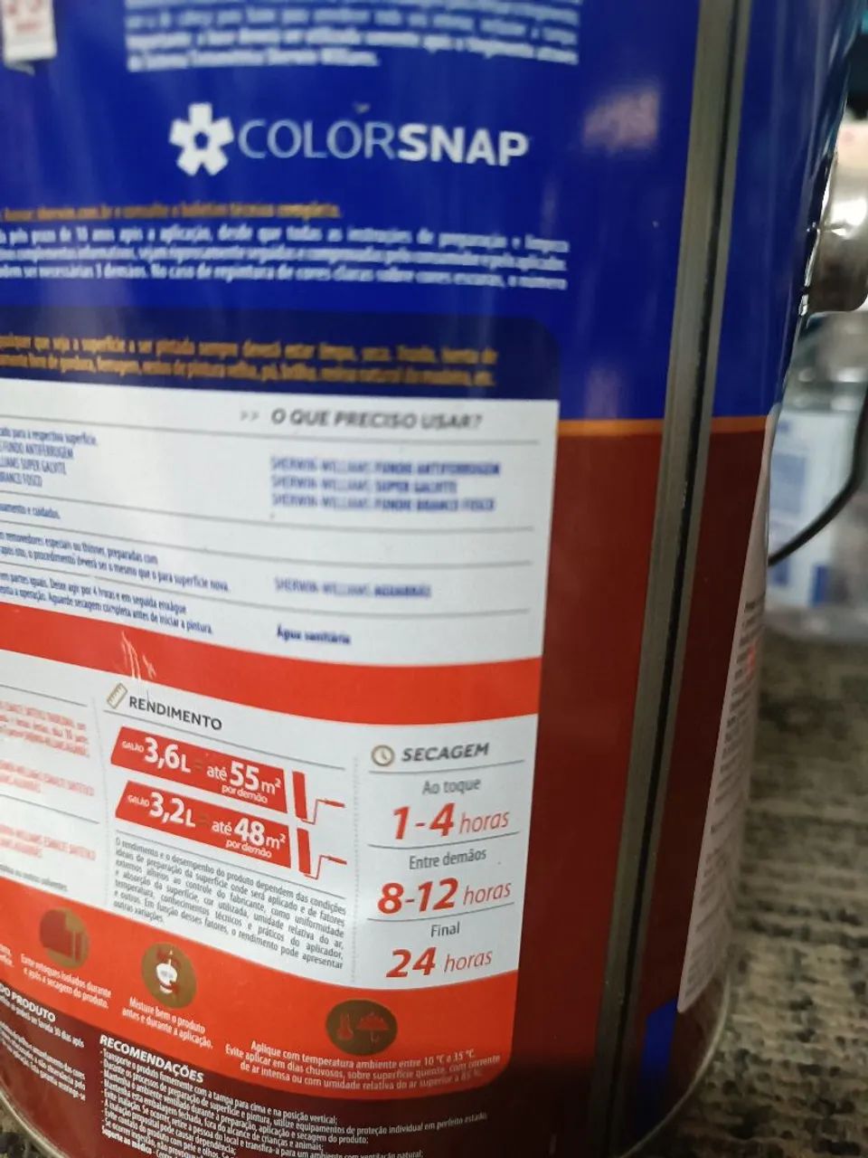 Tinta Sherwin Williams Tradicional Tubarão Cinza 3,2L - Foto 3