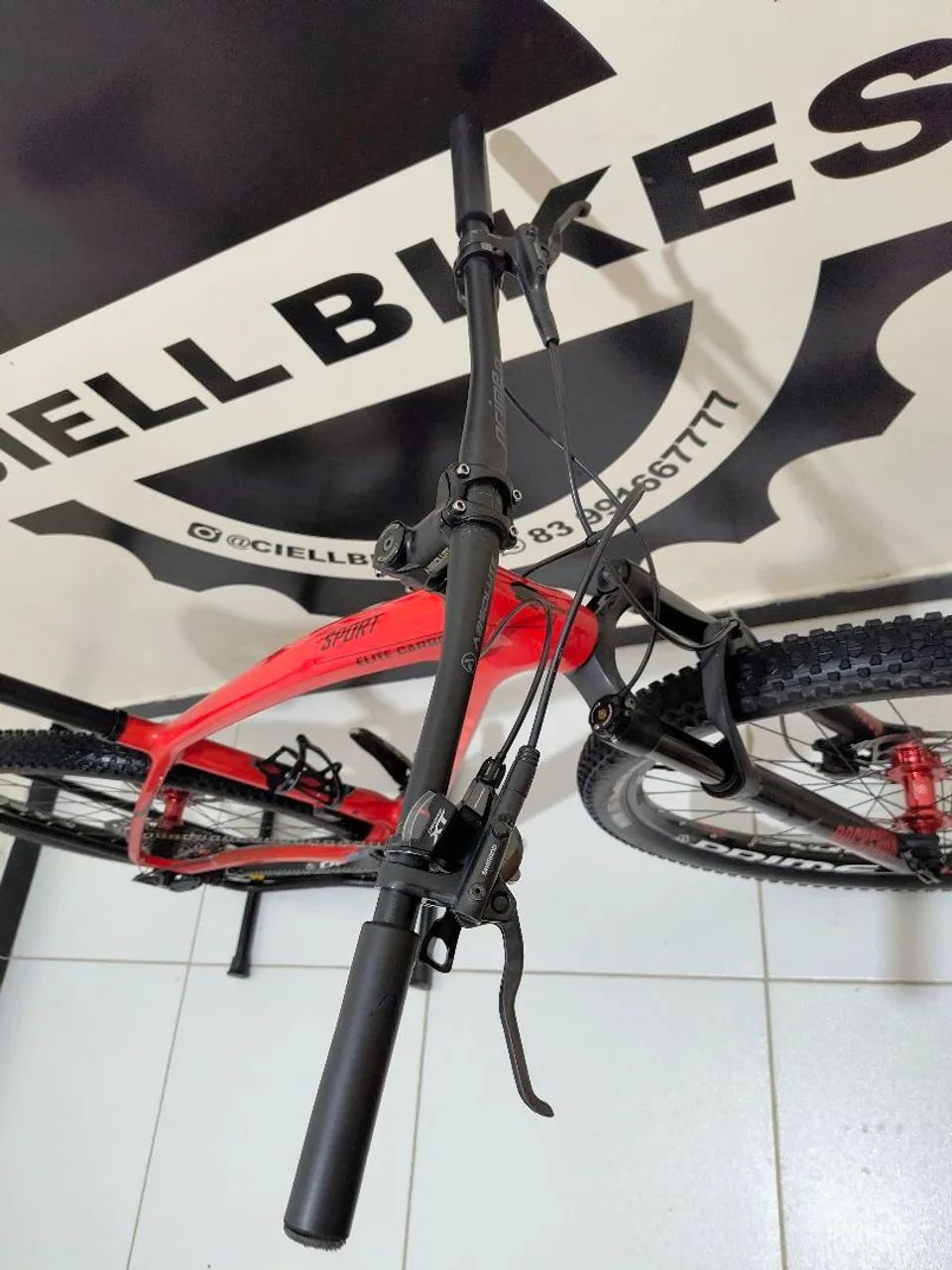 Bicicleta Caloi elite carbon aro 29 tamanho 19 top demais fazemos entrega ! - Foto 3