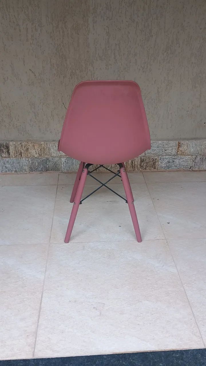 Cadeira salão rosa - Foto 3