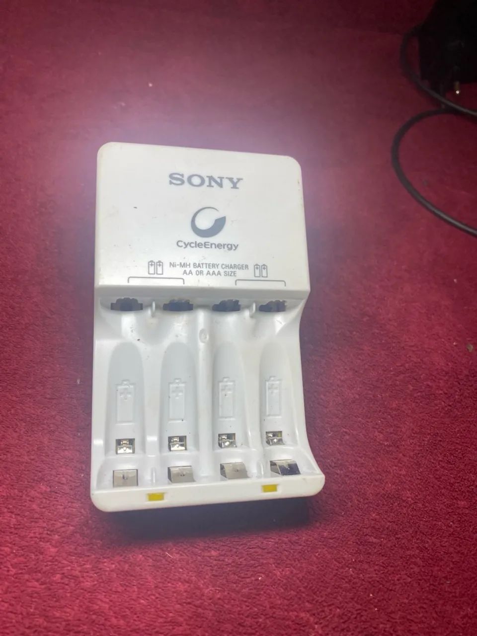 Carregador de baterias e pilhas ni-mh aa aaa sony bcg-34hh - Foto 2