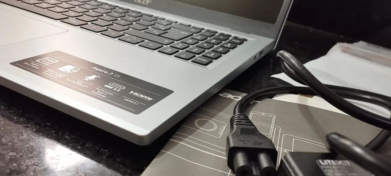 Notebook Acer core I5 de 11 geração, ssd, nota fiscal. Passo cartão  - Foto 2