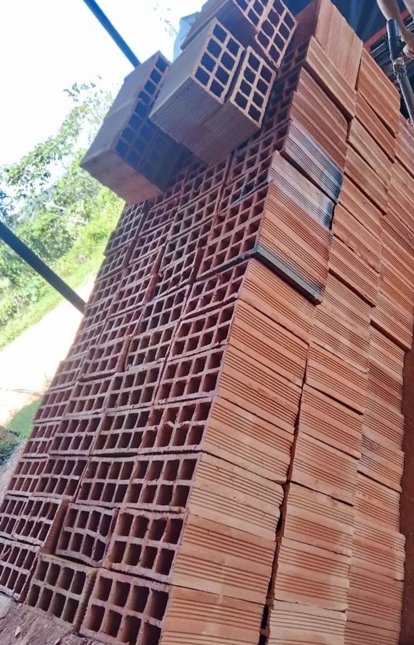 TIJOLOS DE 8 F QUADRADO 9X19X19  DE SERGIPE, WhatsApp *51. 790 reais o mileiro.  - Foto 2