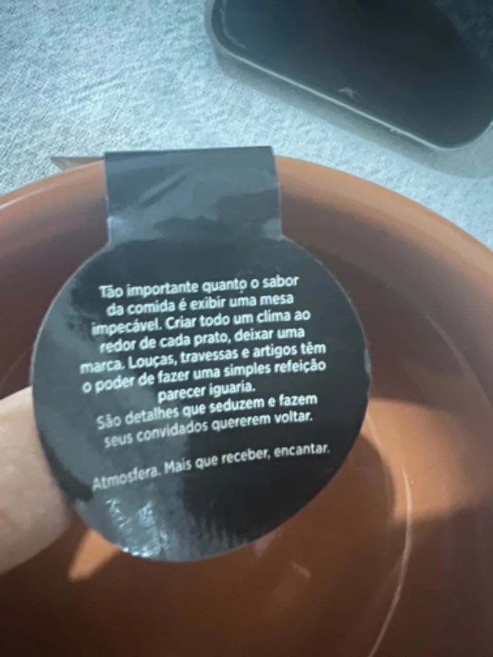 Jogo panela cerâmica atmosfera 5pcs novas .  - Foto 2