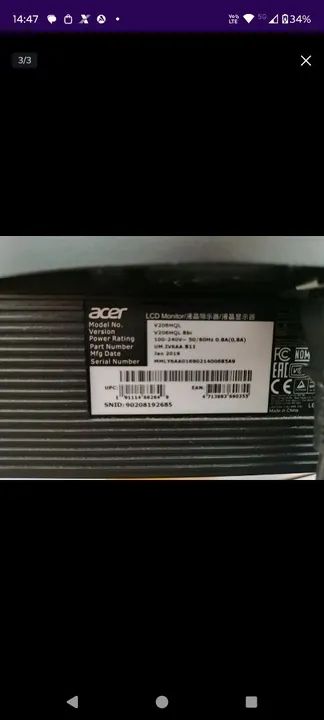 Monitor Acer 19 polegadas - Foto 3