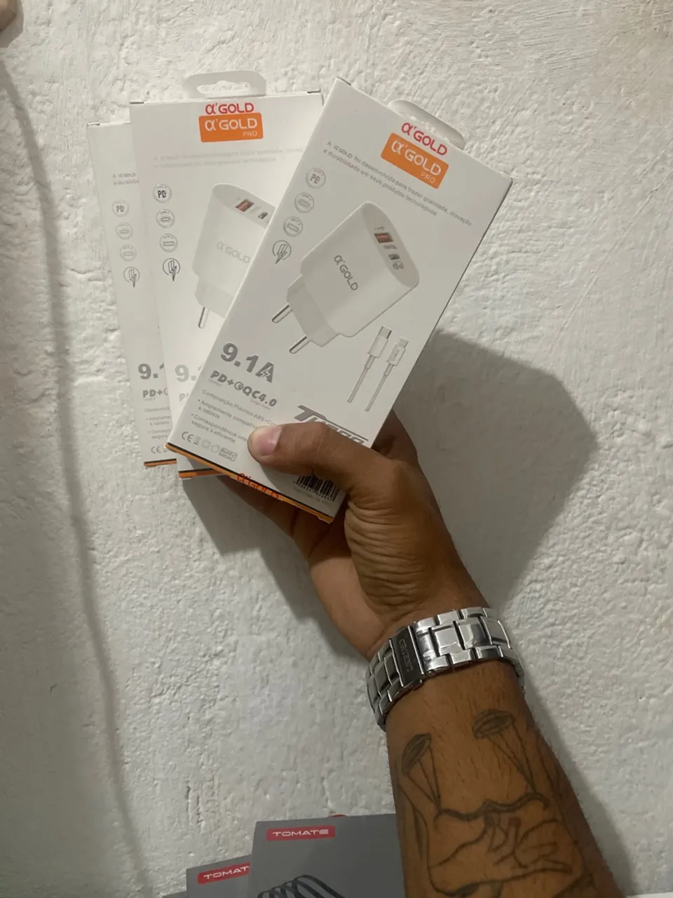 Carregador Rápido 9.1A PD+QC4.0 - ?'GOLD PRO - não respondemos chat, entrega imediata!