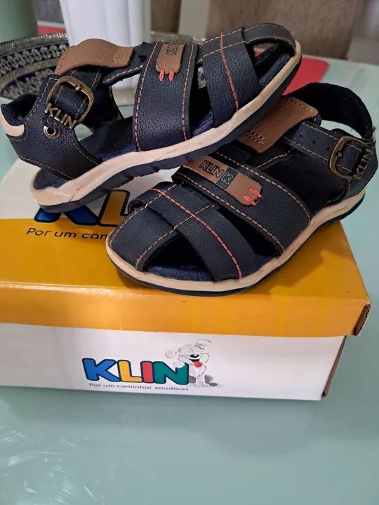 Kit 2 pares Sandália klin e tênis cano alto