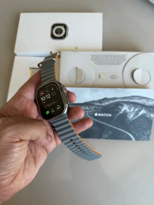 Apple Watch ultra novíssimo completo com caixa e tudo - Foto 2