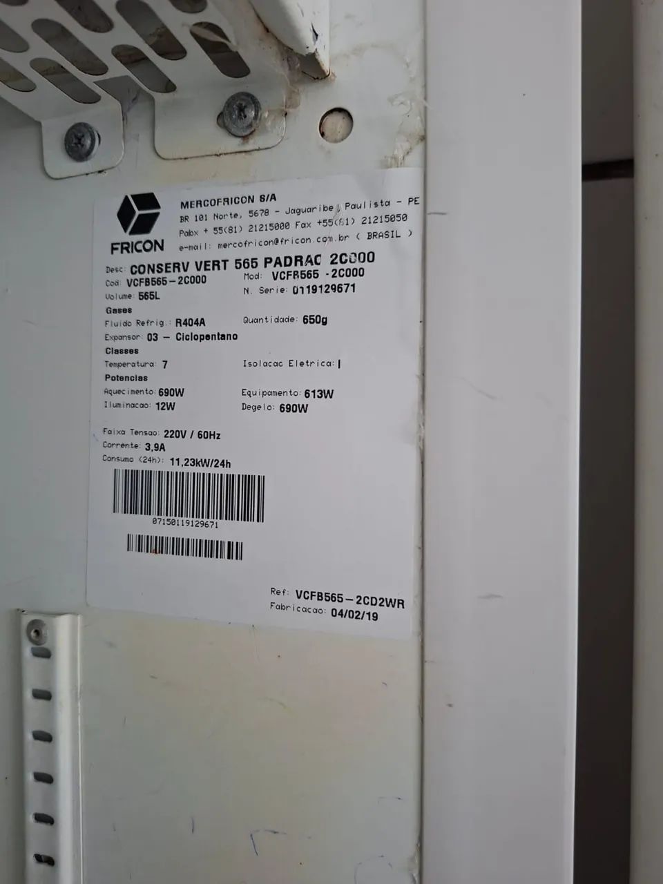 Freezer FRICON 503 litros horizontal  - Foto 3