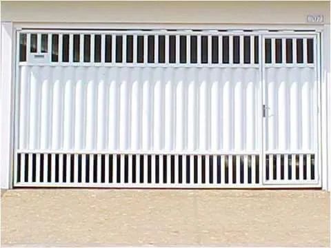 Portão de chapa em aço em diversos modelos. Instalado. - Foto 6