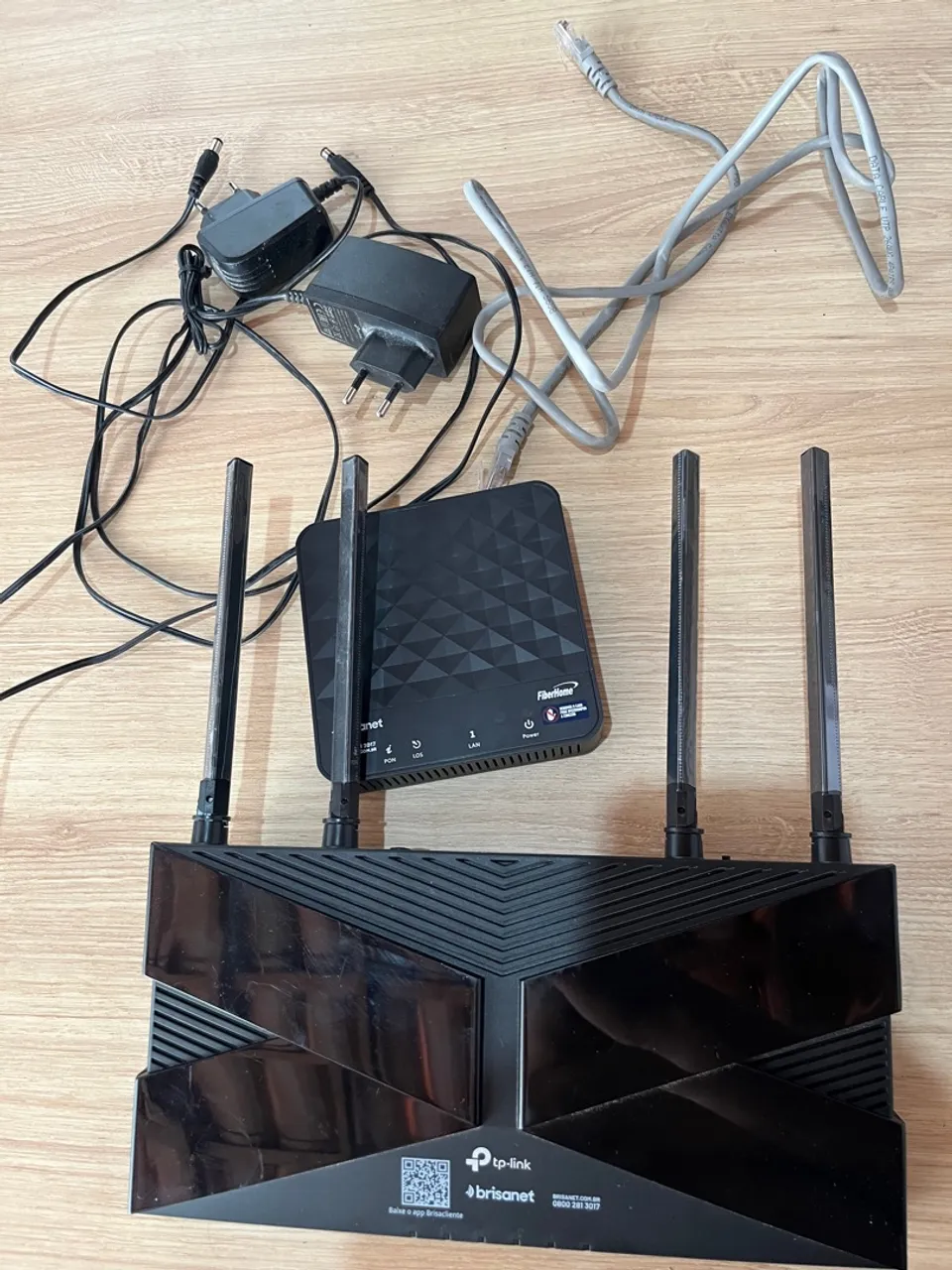 Roteador TP-Link e FiberHome - Wi-Fi de alta performance