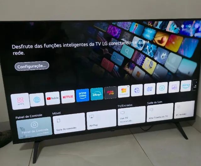 Smart TV 4K LG UHD 50'' Bluetooth HDR AI ThinQ Smart Magic Google Alexa 50UQ8050PSB