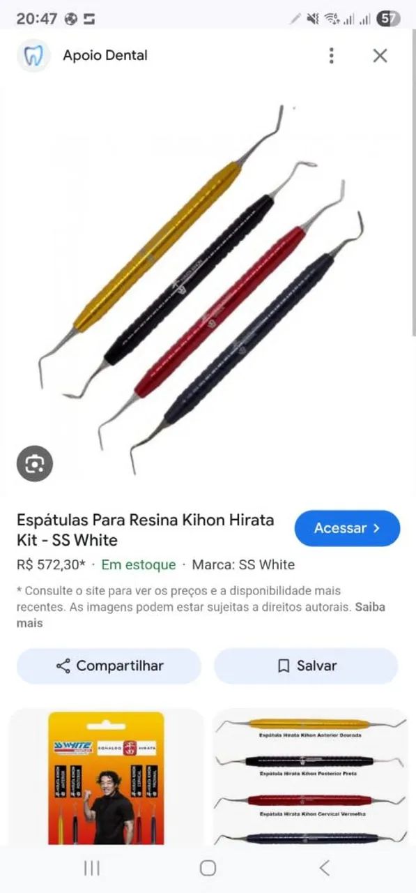 Espátulas para prótese - Foto 2
