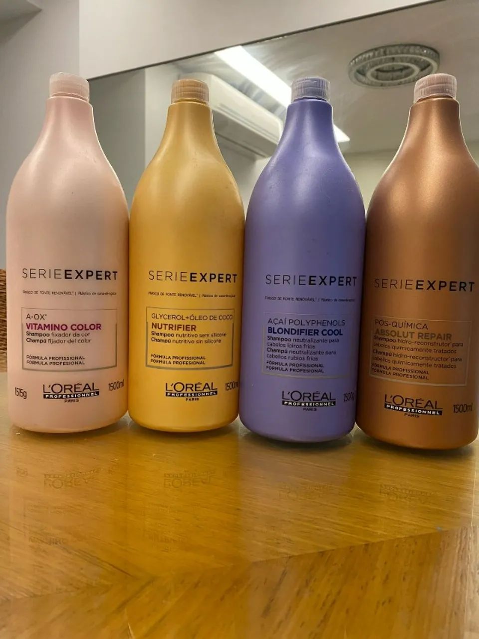 Shampoo Loreal 1500 ml Diversos - Treinamento CADA UNIDADE