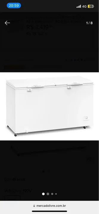 Frezzer h550 Eletrolux 