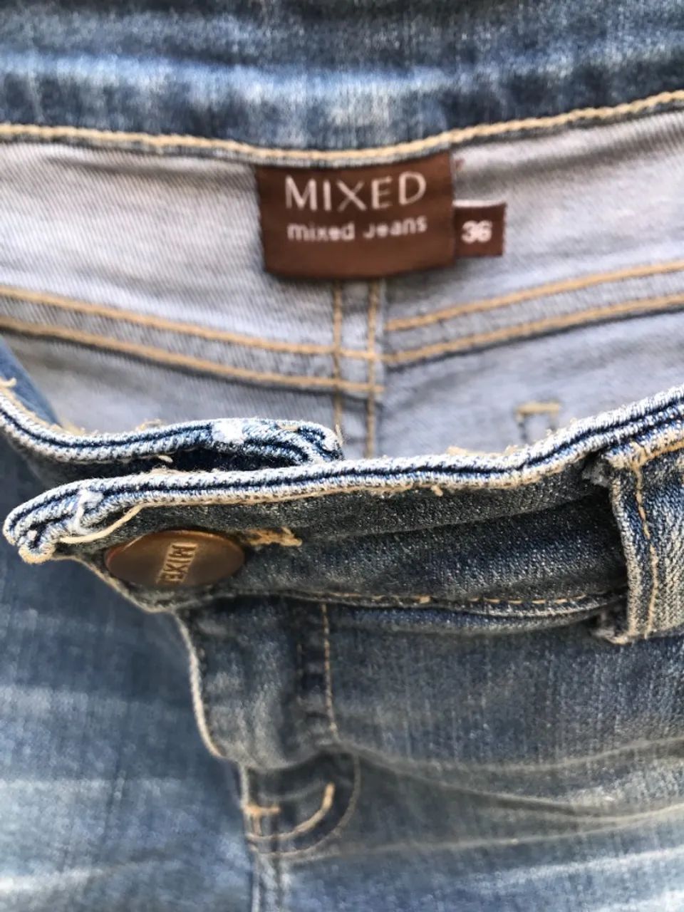 Short Jeans Em Destroyed Da Mixed - Foto 3