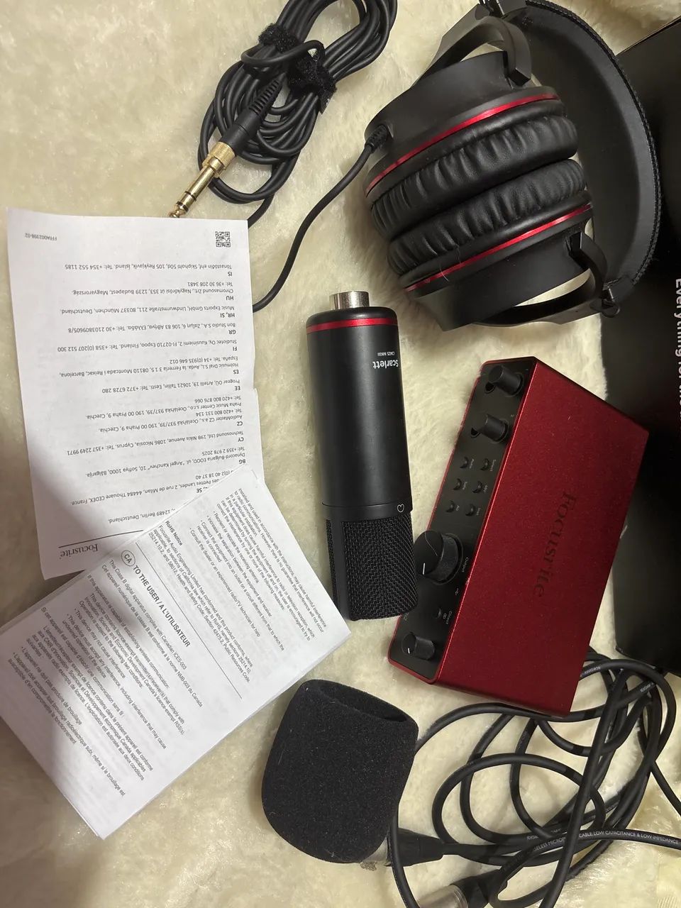 Home studio focusrite scarlet 2i2 4th - Foto 2