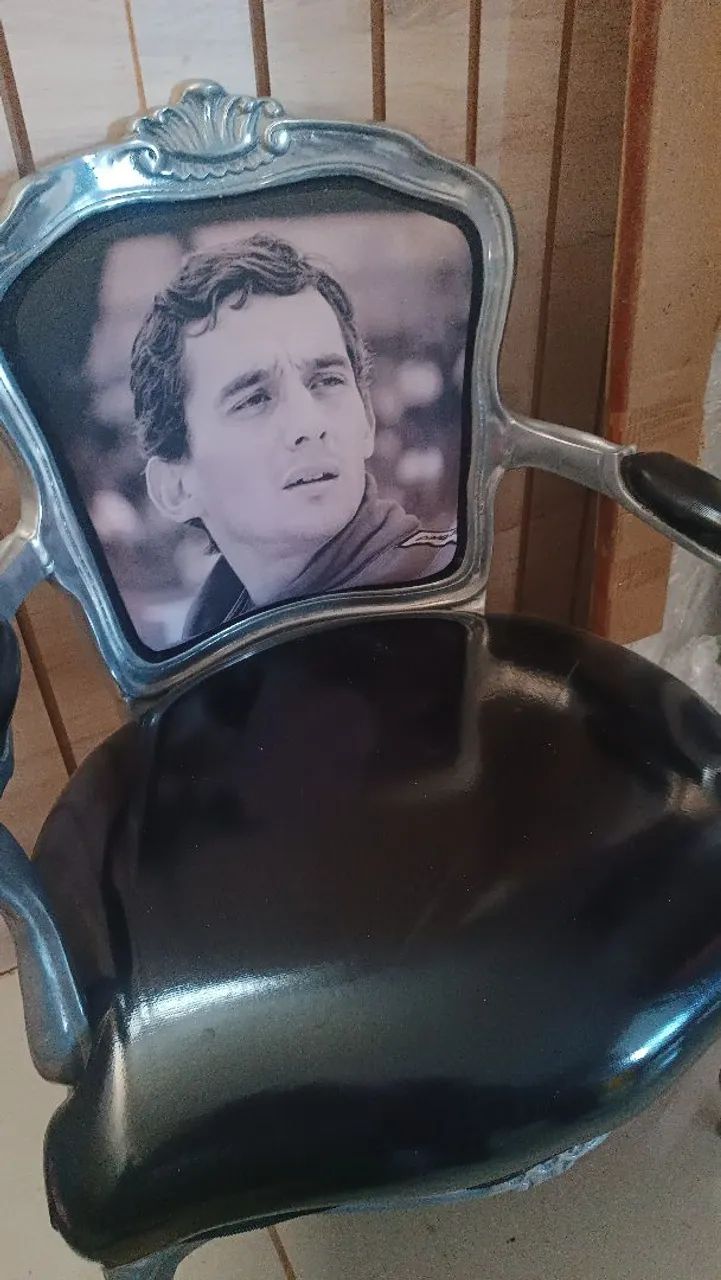 Poltrona Decorativa Especial Ayrton Senna - Foto 2