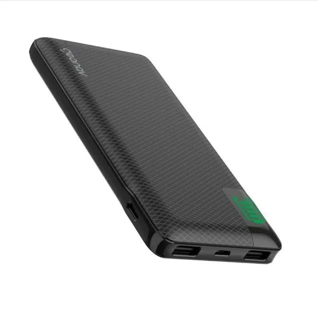 PowerBank Geonav Universal 10.000mAh, 2 portas USB + 1 porta USB-C, Led de bateria (NOVO) - Foto 2