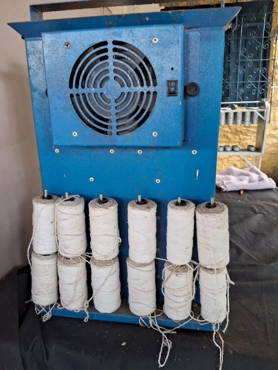 Fábrica de velas completa para produção. 