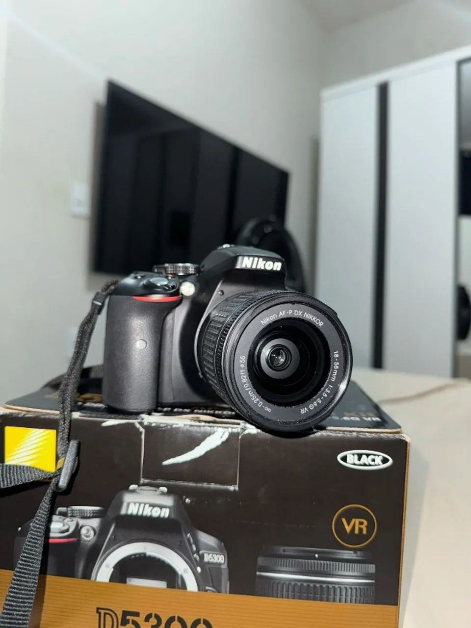 Câmera Fotográfica NIKON D5300 com acessórios e nota fiscal- PERFEITO ESTADO - Foto 4