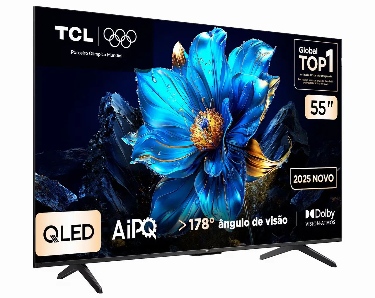 Smart TV 55" TCL 4K UHD QLED 55P7K Google TV64418593100417120