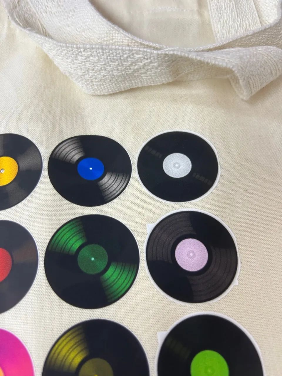 Ecobag estampa de vinil colorido  - Foto 3