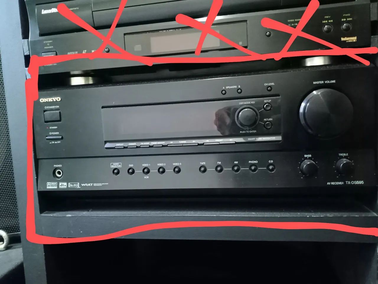 Receiver Onkyo TX-DS595 - Foto 3