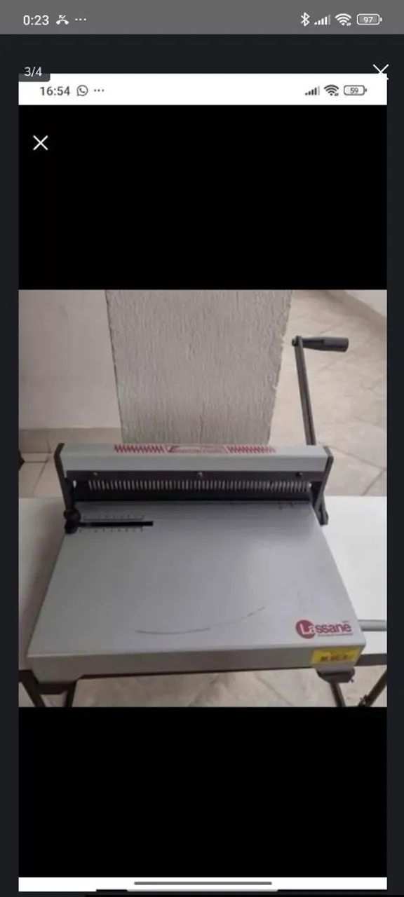 ENCADERNADORA ESPIRAL LASSANE