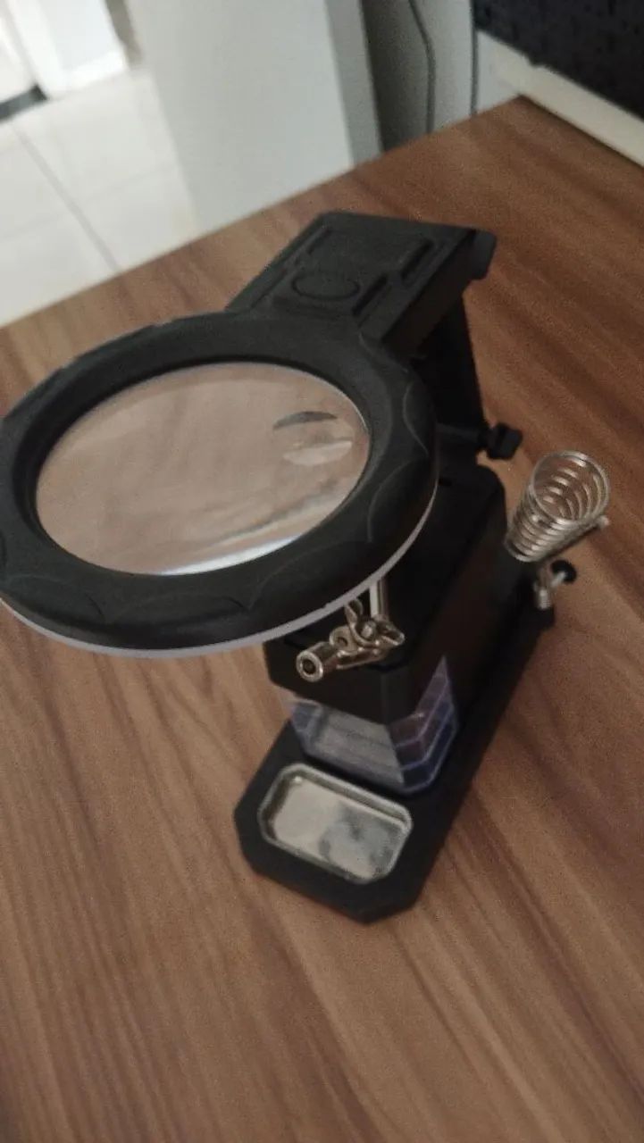 Lupa para Solda com Iluminação LED
