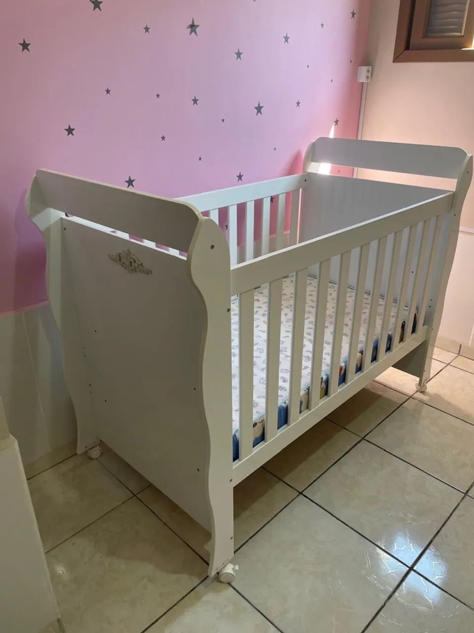 Berço infantil branco - Foto 4