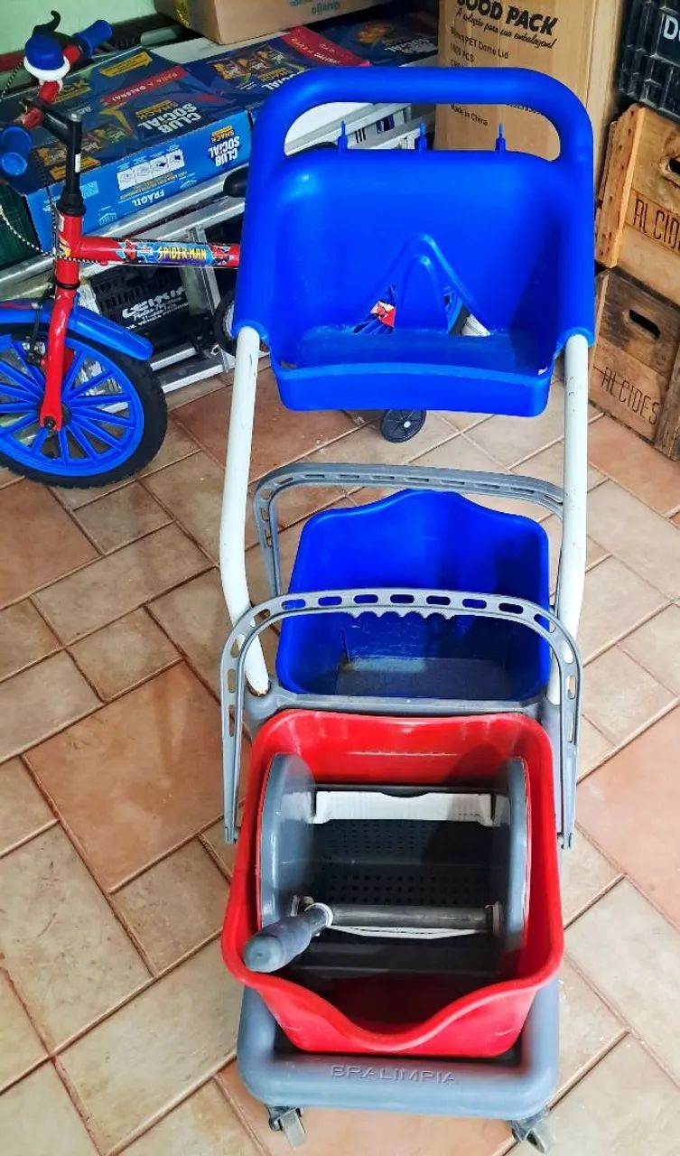Carrinho Limpeza mop bralimpia usado vendo - Foto 2