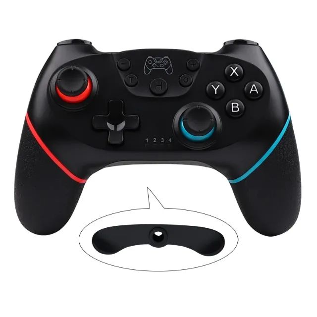 Controle Pro Preto Nintendo Switch / PC Sem Fio Bluetooth 5.0 SW001+