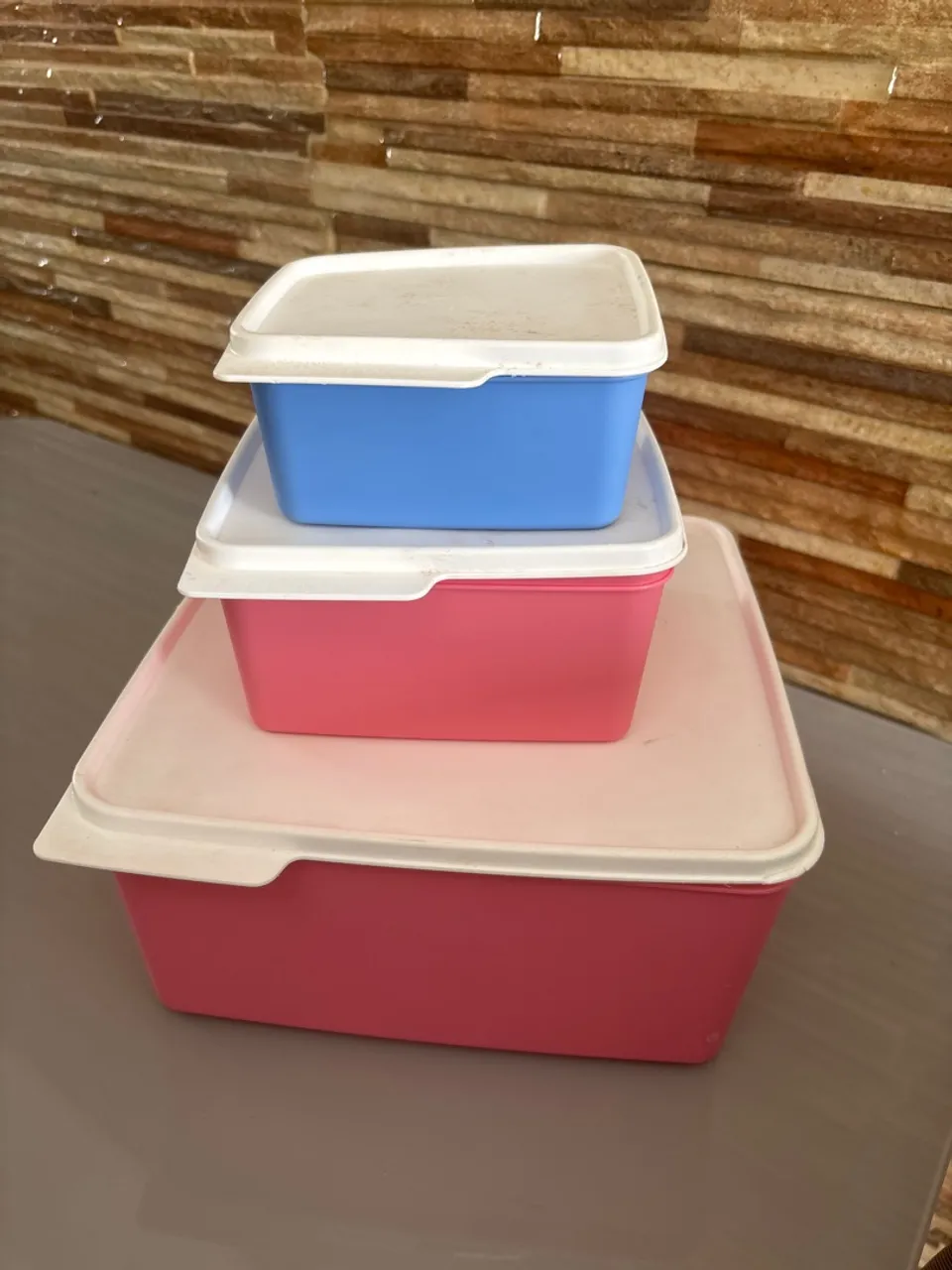 Tupperware Conjunto de Potes - Ótima Organização!