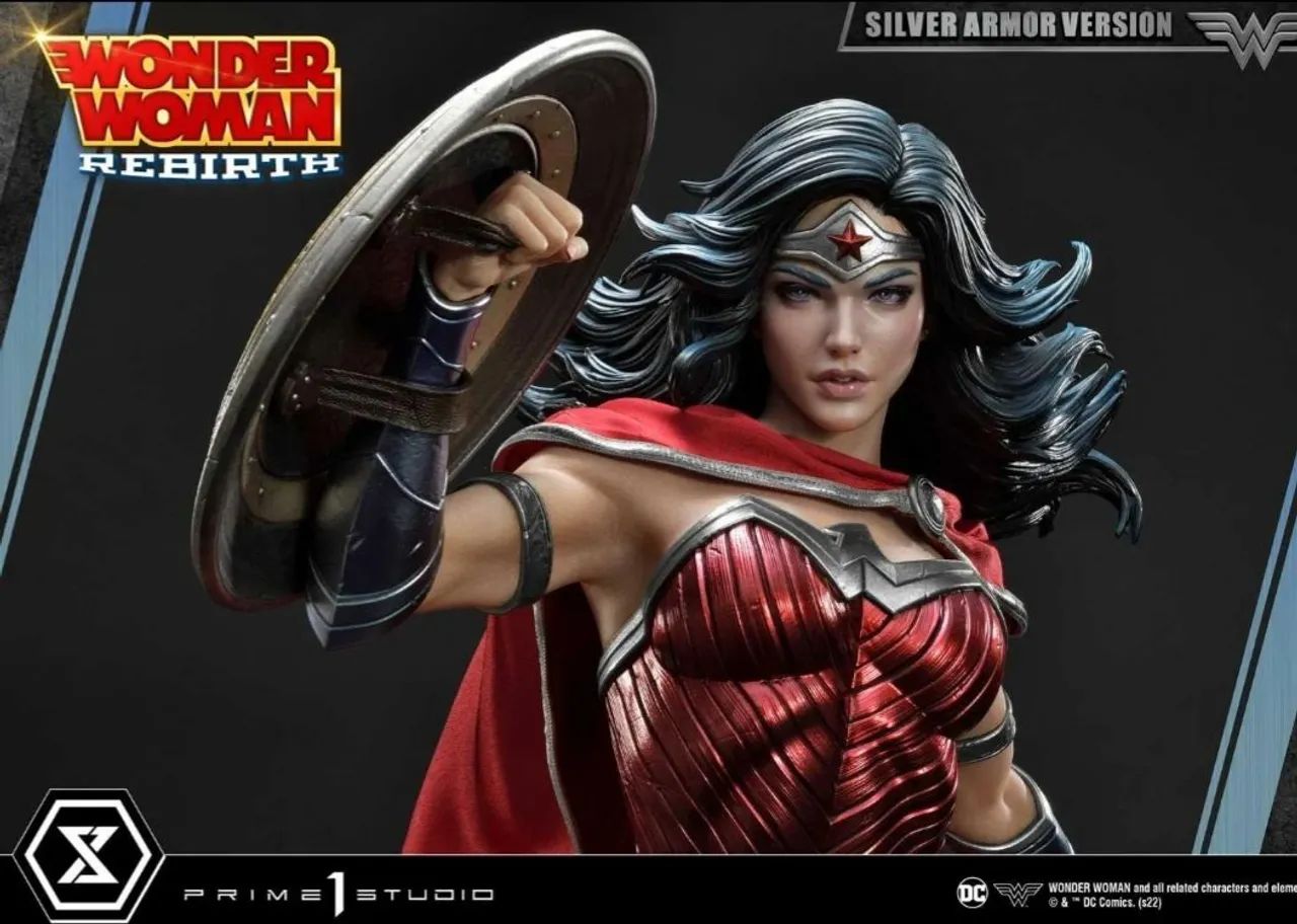Wonder Woman Rebirth Silver Armor Prime 1 - Hobbies e coleções