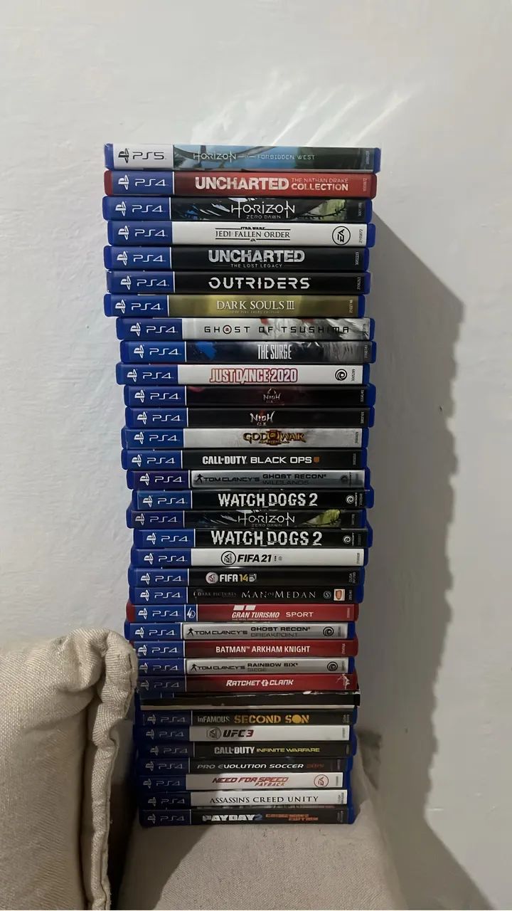 Lote de jogos ps4 e ps5 