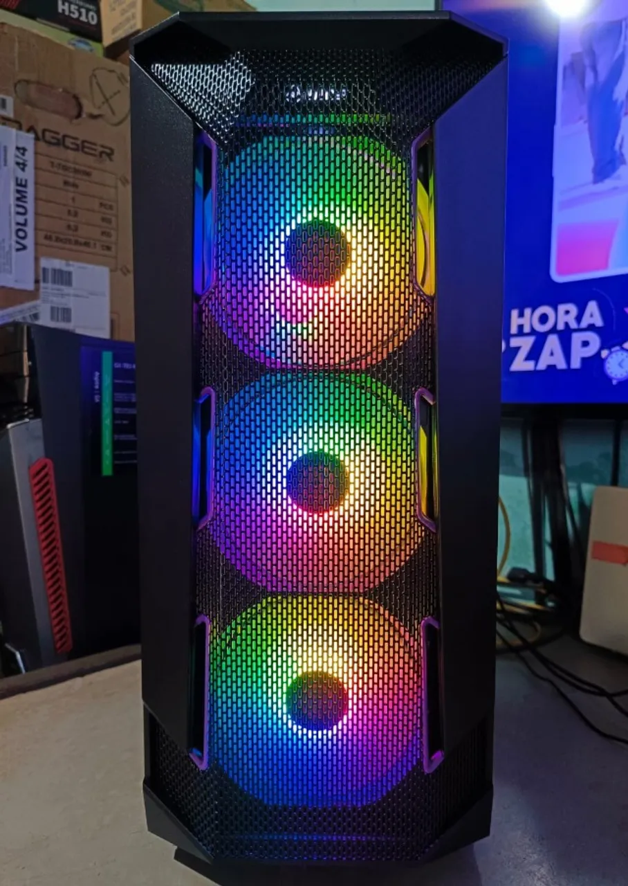 Cpu Gamer i7 7700 16Gb de Ram Ddr4 + Gtx 1660 Ti 06Gb Gddr6 na Cx com Garantia.