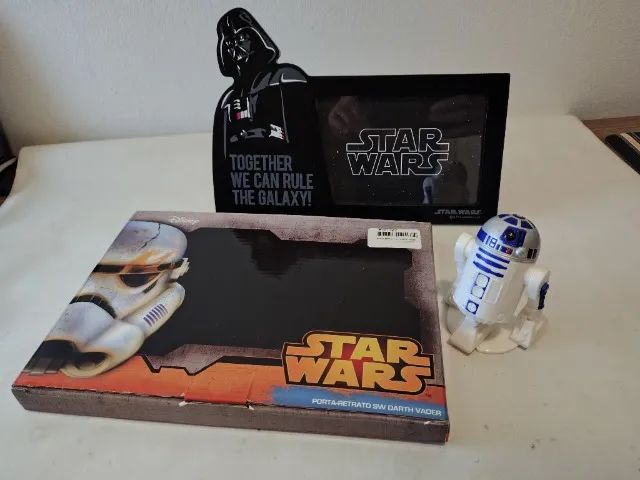 Porta-Retrato e Robô r2d2 Star Wars