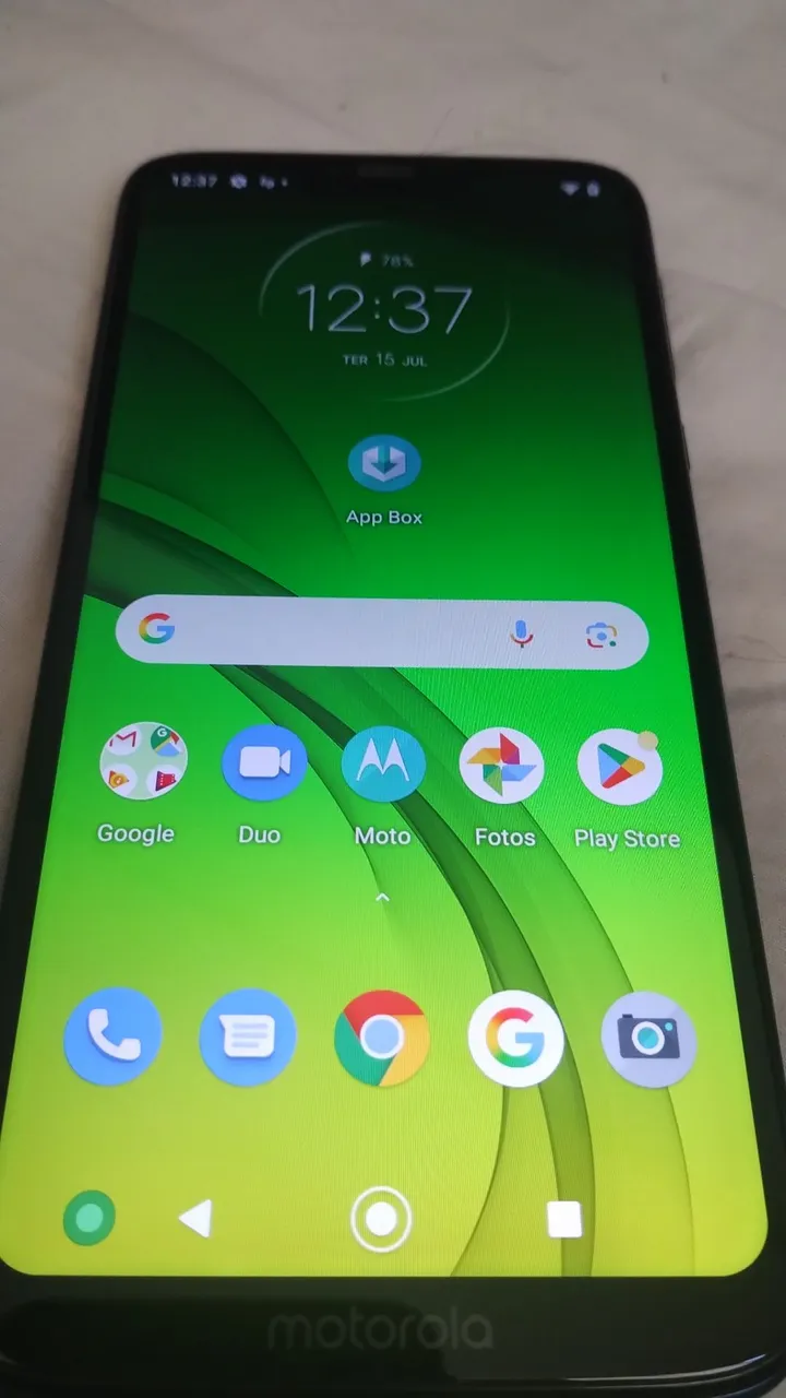 Smartphone Motorola G Power - Defeito na bateria