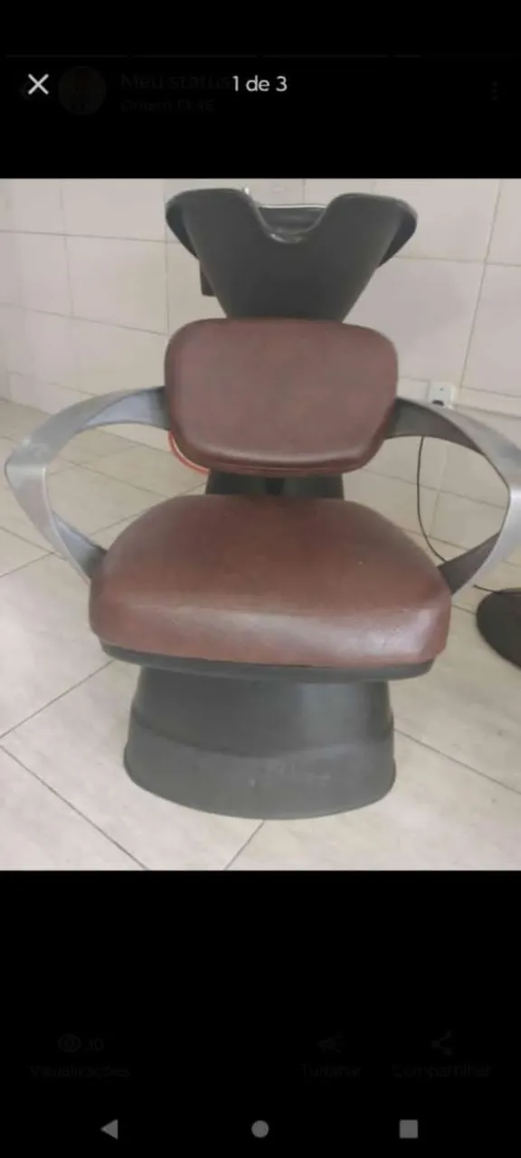 Lavatório de cabelo